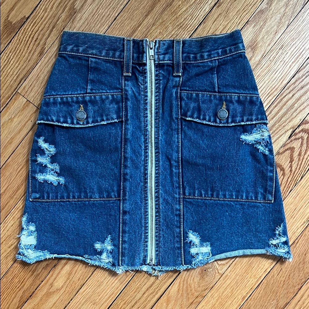Carmar Jean Mini Skirt